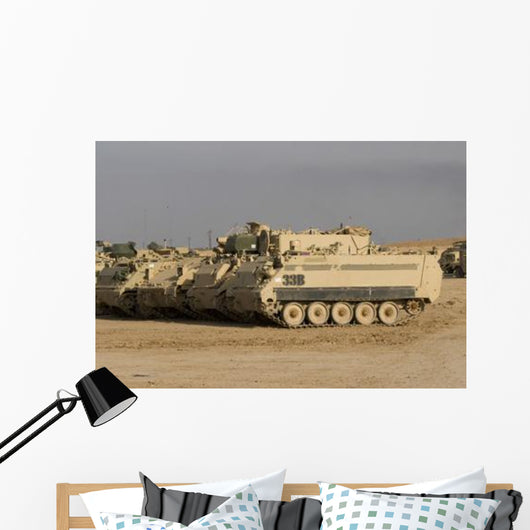 M113 Variant Camp Warhorse Wall Decal Design 1