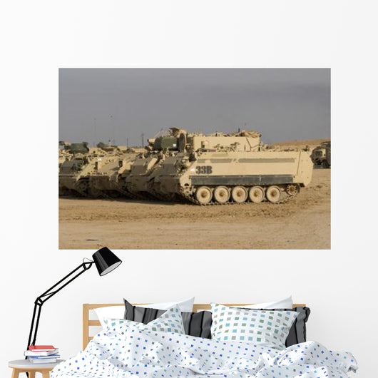 M113 Variant Camp Warhorse Wall Decal Design 1