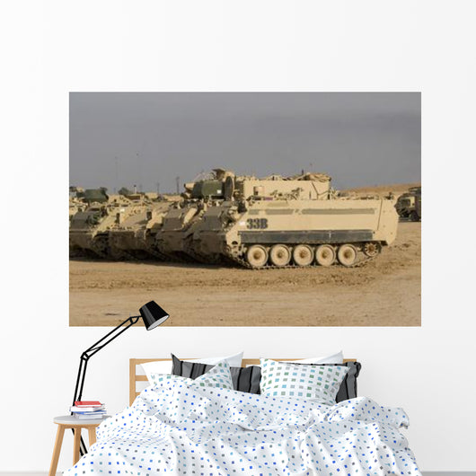 M113 Variant Camp Warhorse Wall Decal Design 1