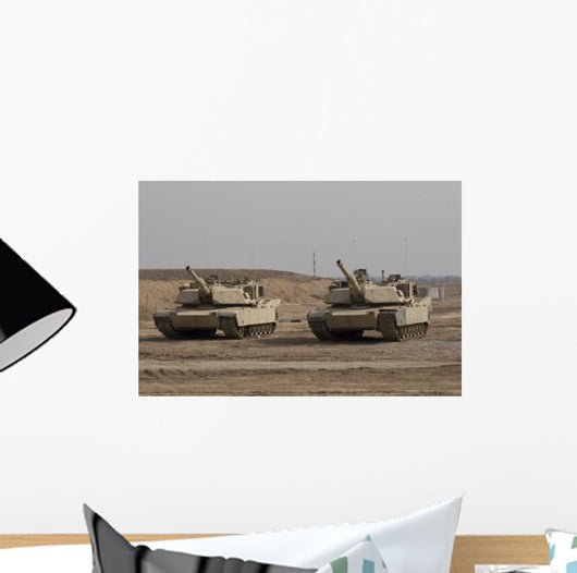 M1 Abrams Tank Camp Wall Decal Design 4