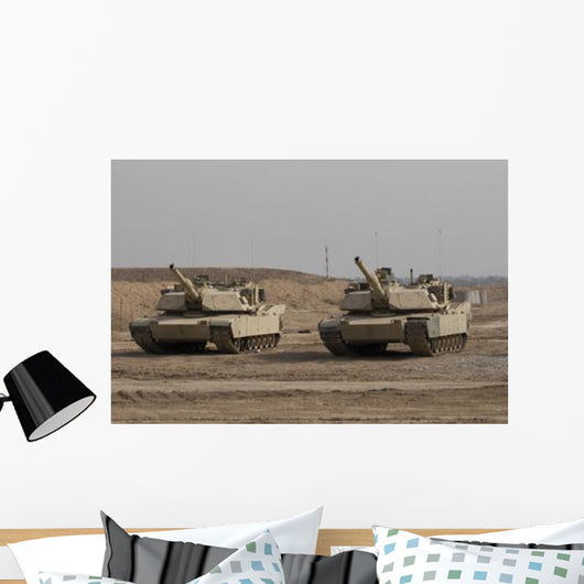 M1 Abrams Tank Camp Wall Decal Design 4