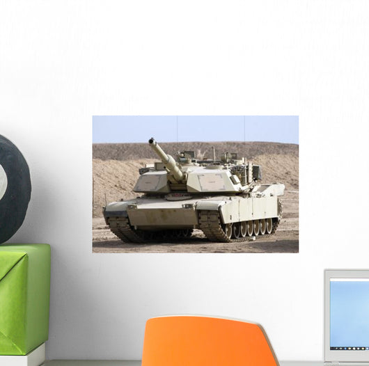 M1 Abrams Tank Camp Wall Decal Design 3