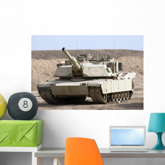 M1 Abrams Tank Camp Wall Decal Design 3