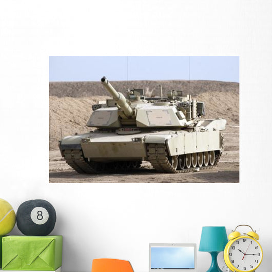 M1 Abrams Tank Camp Wall Decal Design 3