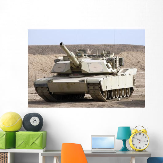 M1 Abrams Tank Camp Wall Decal Design 3