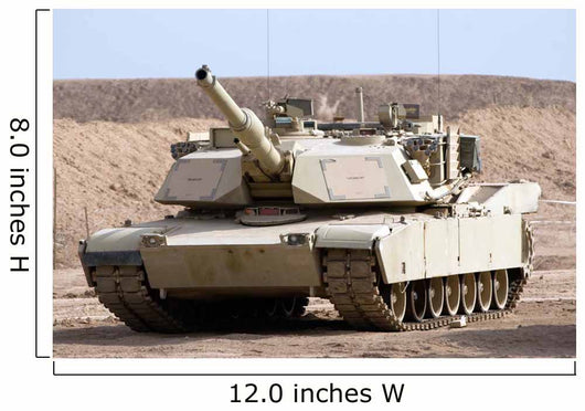 M1 Abrams Tank Camp Wall Decal Design 3