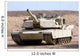 M1 Abrams Tank Camp Wall Decal Design 3