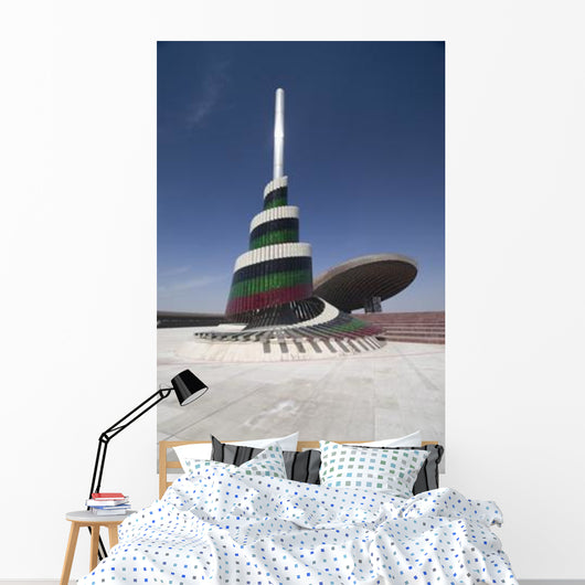 Flagpole Covered Plates Murano Wall Decal