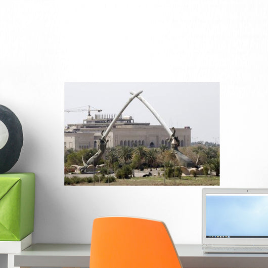 Baghdad Iraq Hands Victory Wall Decal Design 1