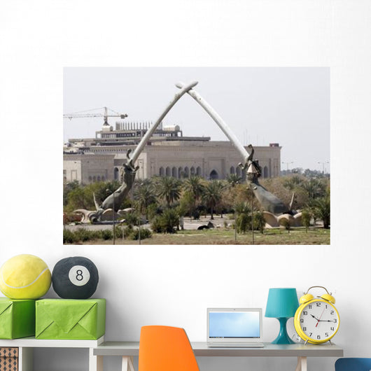 Baghdad Iraq Hands Victory Wall Decal Design 1