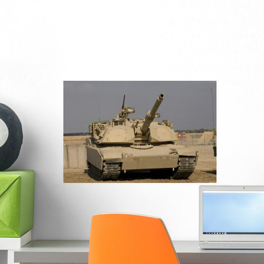 M1 Abrams Tank Camp Wall Decal Design 2