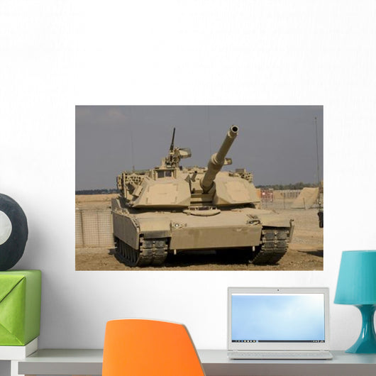 M1 Abrams Tank Camp Wall Decal Design 2