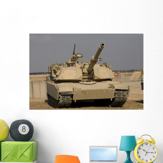 M1 Abrams Tank Camp Wall Decal Design 2