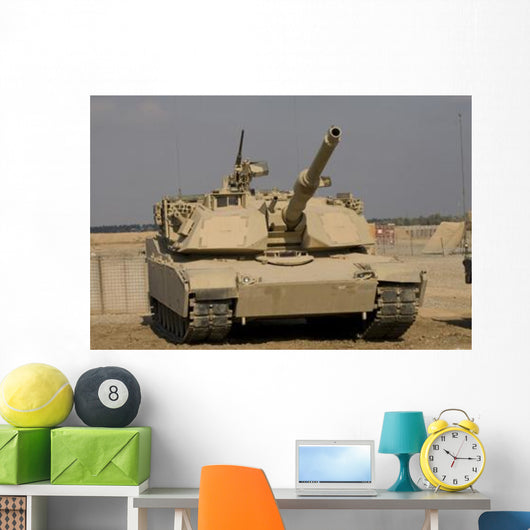M1 Abrams Tank Camp Wall Decal Design 2