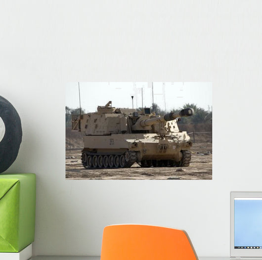 M109 Paladin Self-propelled 155mm Wall Decal Design 7