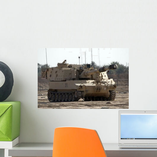 M109 Paladin Self-propelled 155mm Wall Decal Design 7