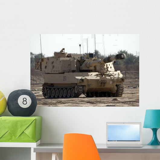 M109 Paladin Self-propelled 155mm Wall Decal Design 7