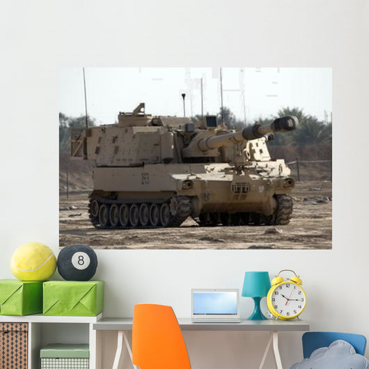 M109 Paladin Self-propelled 155mm Wall Decal Design 7