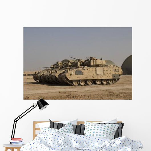 M2 M3 Bradley Fighting Wall Decal Design 2
