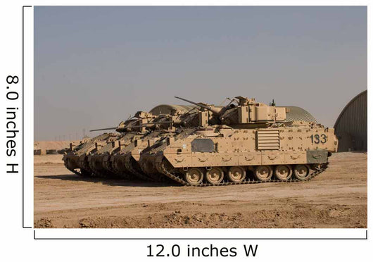 M2 M3 Bradley Fighting Wall Decal Design 2