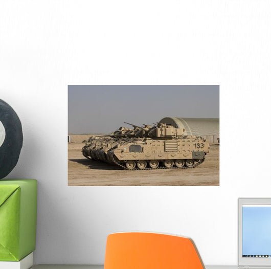 M2 M3 Bradley Fighting Wall Decal Design 1