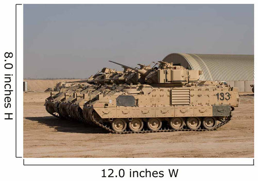 M2 M3 Bradley Fighting Wall Decal Design 1