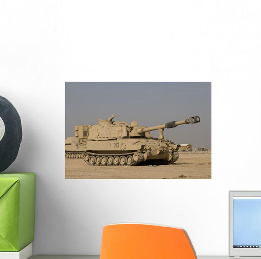 M109 Paladin Self-propelled 155mm Wall Decal Design 6