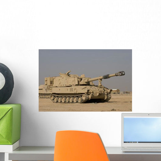 M109 Paladin Self-propelled 155mm Wall Decal Design 6