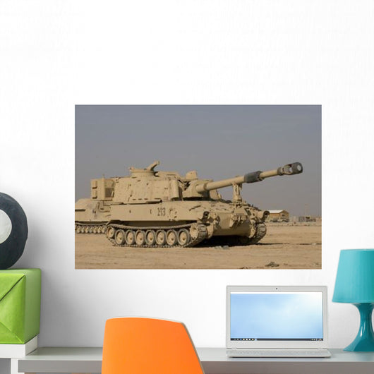 M109 Paladin Self-propelled 155mm Wall Decal Design 6