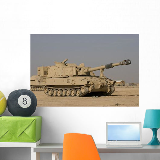 M109 Paladin Self-propelled 155mm Wall Decal Design 6