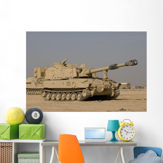 M109 Paladin Self-propelled 155mm Wall Decal Design 6