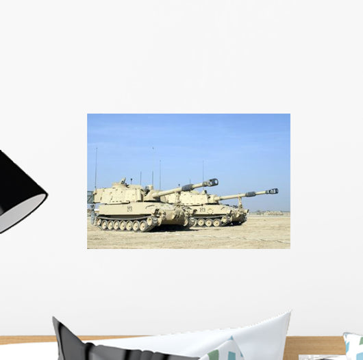 M109 Paladin Self-propelled 155mm Wall Decal Design 4