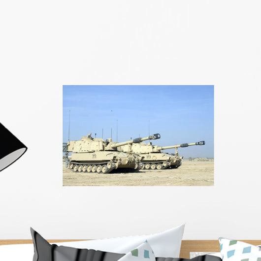 M109 Paladin Self-propelled 155mm Wall Decal Design 4