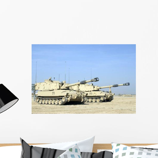 M109 Paladin Self-propelled 155mm Wall Decal Design 4