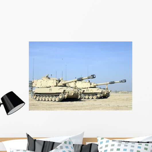 M109 Paladin Self-propelled 155mm Wall Decal Design 4
