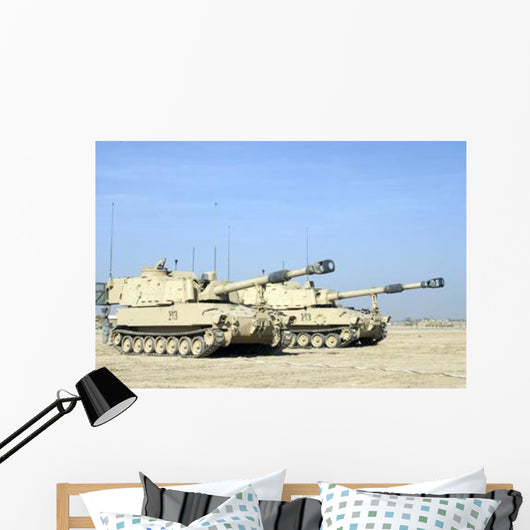 M109 Paladin Self-propelled 155mm Wall Decal Design 4