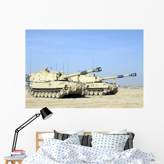 M109 Paladin Self-propelled 155mm Wall Decal Design 4