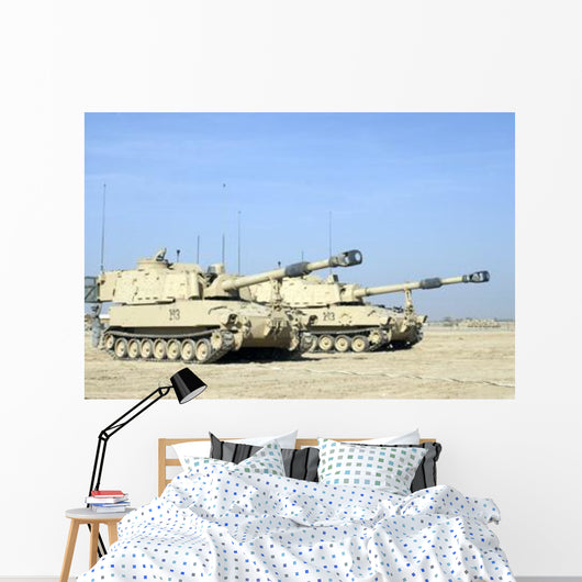 M109 Paladin Self-propelled 155mm Wall Decal Design 4