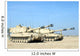 M109 Paladin Self-propelled 155mm Wall Decal Design 4