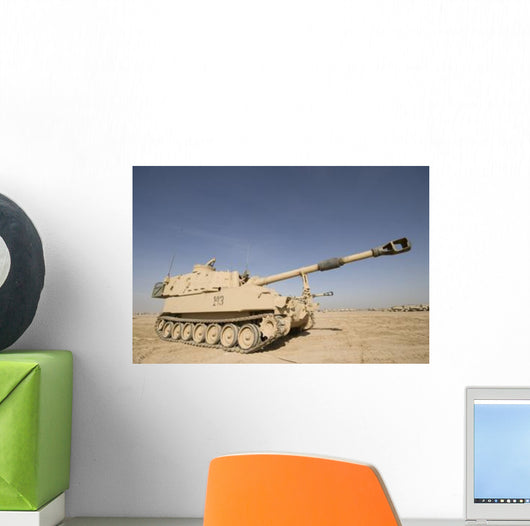 M109 Paladin Self-propelled 155mm Wall Decal Design 1