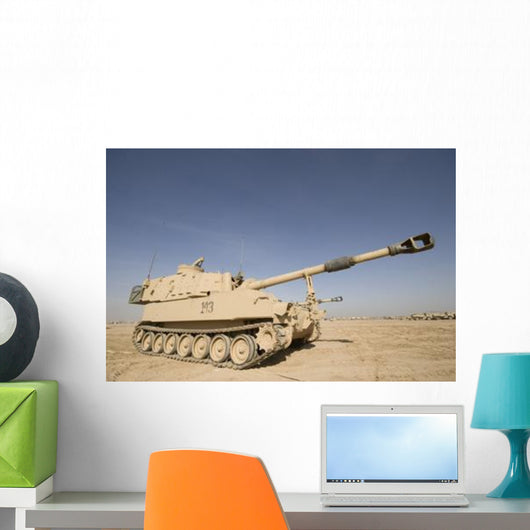 M109 Paladin Self-propelled 155mm Wall Decal Design 1