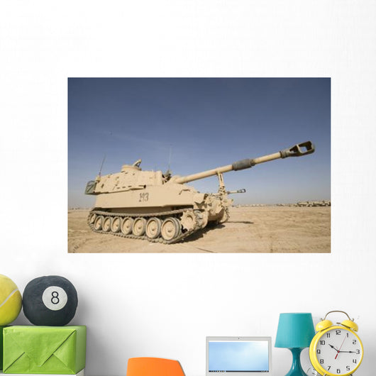M109 Paladin Self-propelled 155mm Wall Decal Design 1