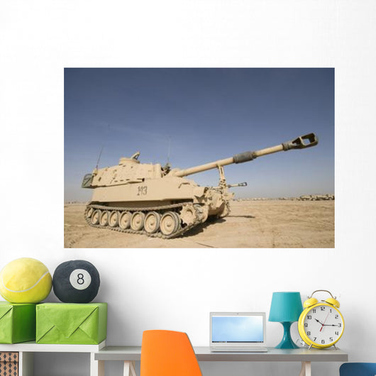 M109 Paladin Self-propelled 155mm Wall Decal Design 1