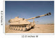 M109 Paladin Self-propelled 155mm Wall Decal Design 1