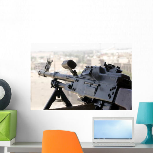 Pkm 762 Machine Gun Wall Decal