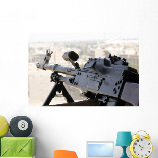 Pkm 762 Machine Gun Wall Decal