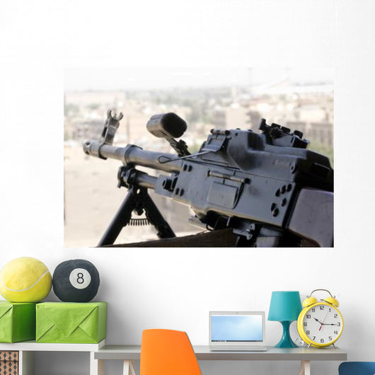 Pkm 762 Machine Gun Wall Decal