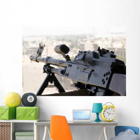 Pkm 762 Machine Gun Wall Decal