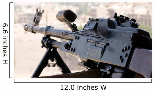 Pkm 762 Machine Gun Wall Decal