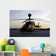 Oh-58d Kiowa during Sunset Wall Decal Design 3